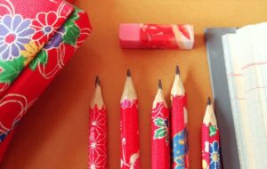 昔、お土産屋さんで売っていた鉛筆